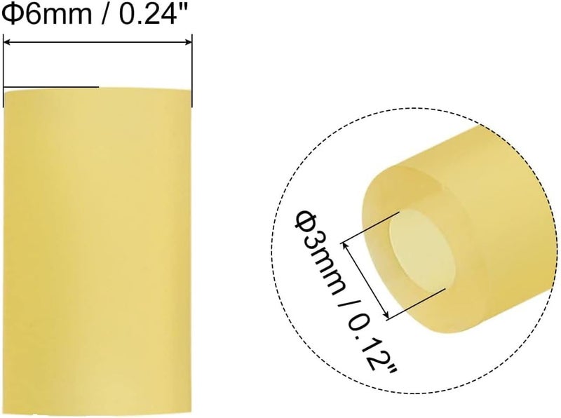 guyker Natural Latex Rubber Tubing Tube 1/8" (3mm) ID x 1/4" (6mm) OD Speargun Band Slingshot Catapult Tube Rubber Hose 10M Length, Red - Image 3